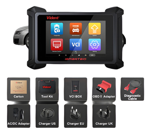 Scanner Automotivo Vident Ismart810 Bluetooth Português Br